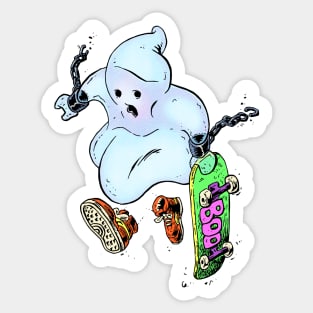 Skate Ghost Sticker